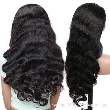 Wholesale 13X6 Transparent Lace Frontal Wig Unprocessed 100% Virgin Brazilian Human Hair Water Wave Lace Front Wigs